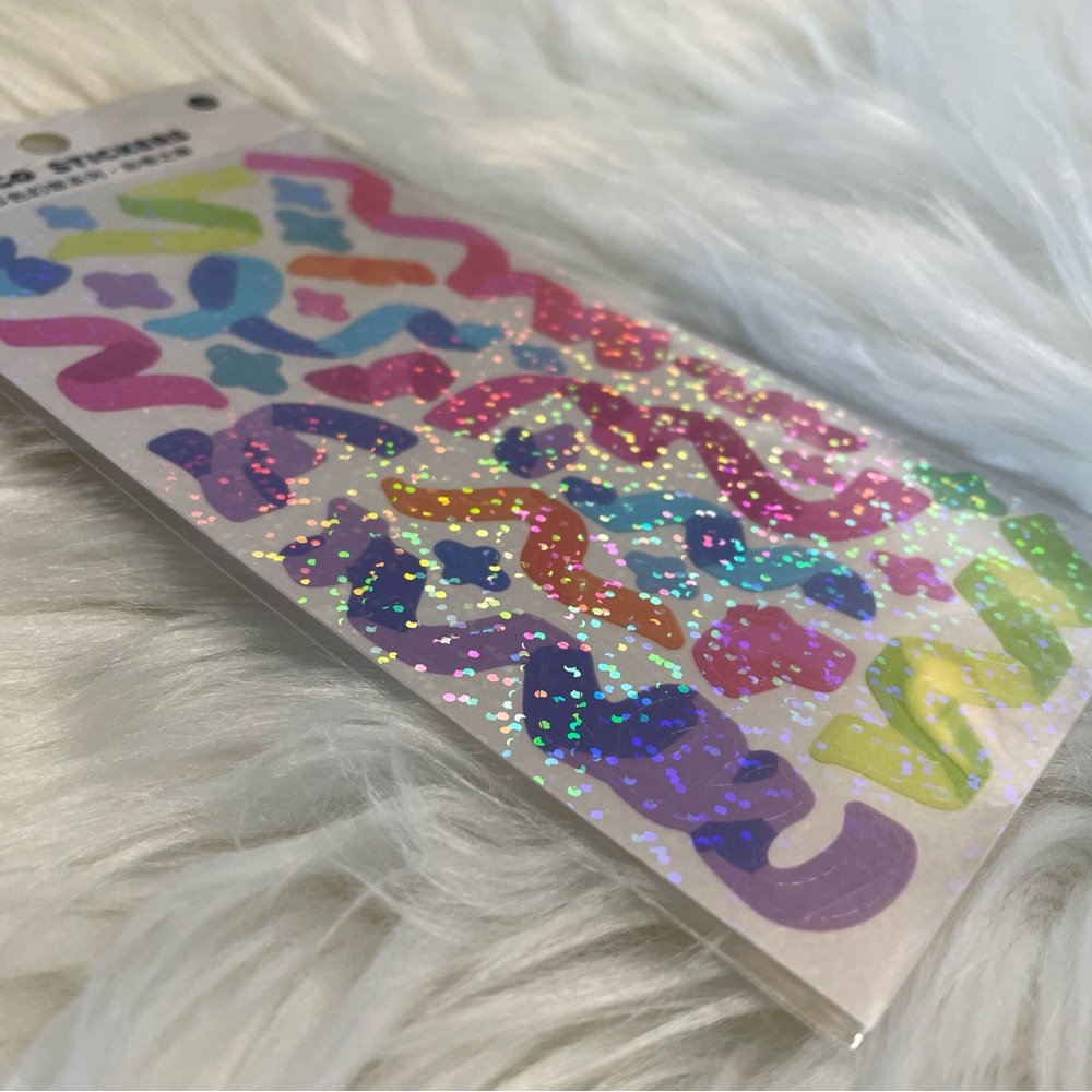 NEW Deco Ribbon Sticker Sheet - Picture 2 of 3